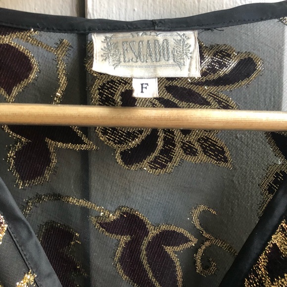 Funky Vintage Sheer Jacket - Picture 3 of 4